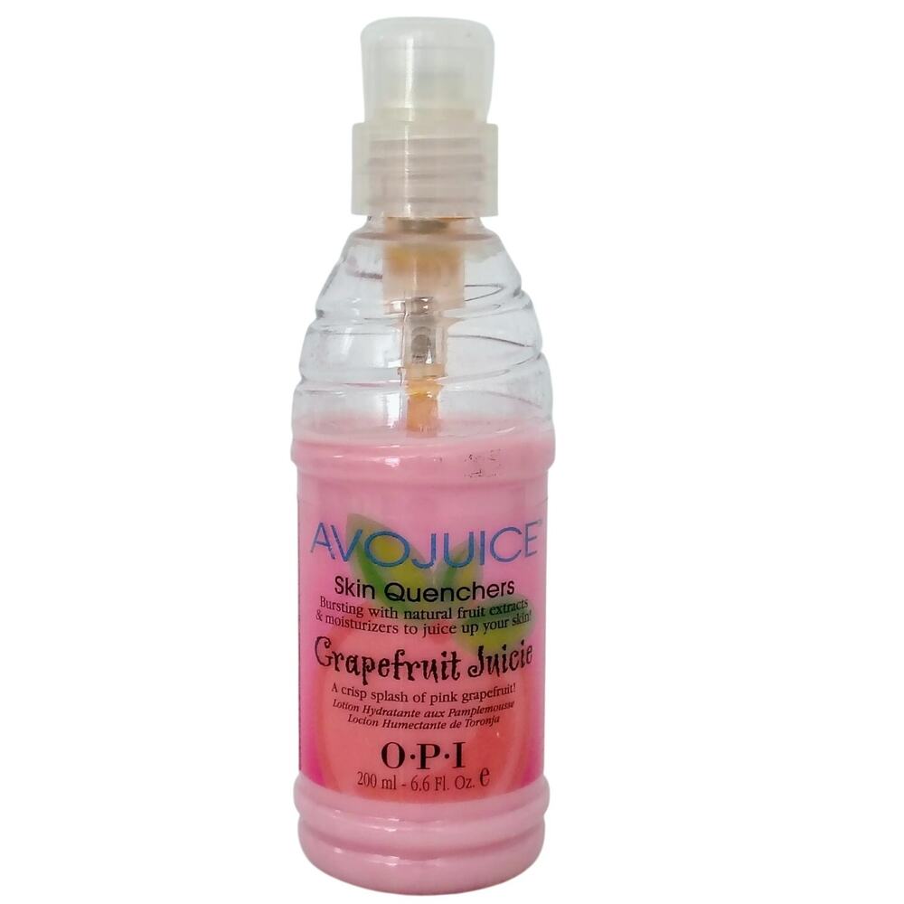 OPI Avojuice Skin Quenchers Grapefruit Juice Hand Body Lotion Moisturizer 6.6 oz